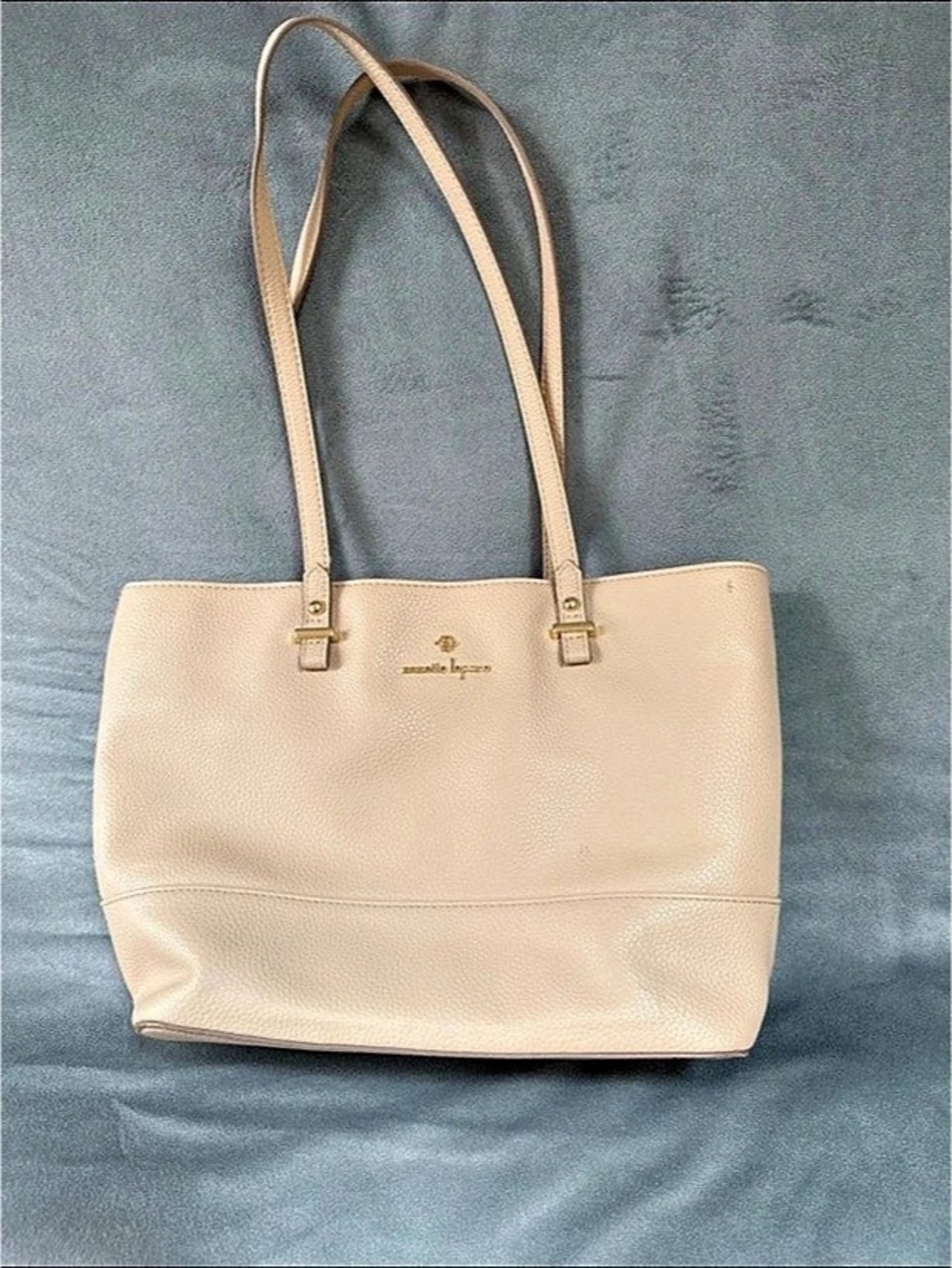 Nanette Lapore Leather-Look Tote in Beige